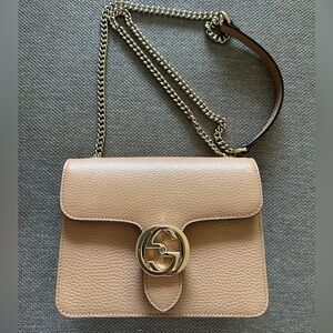 Gucci Tan Dollar Interlocking GG